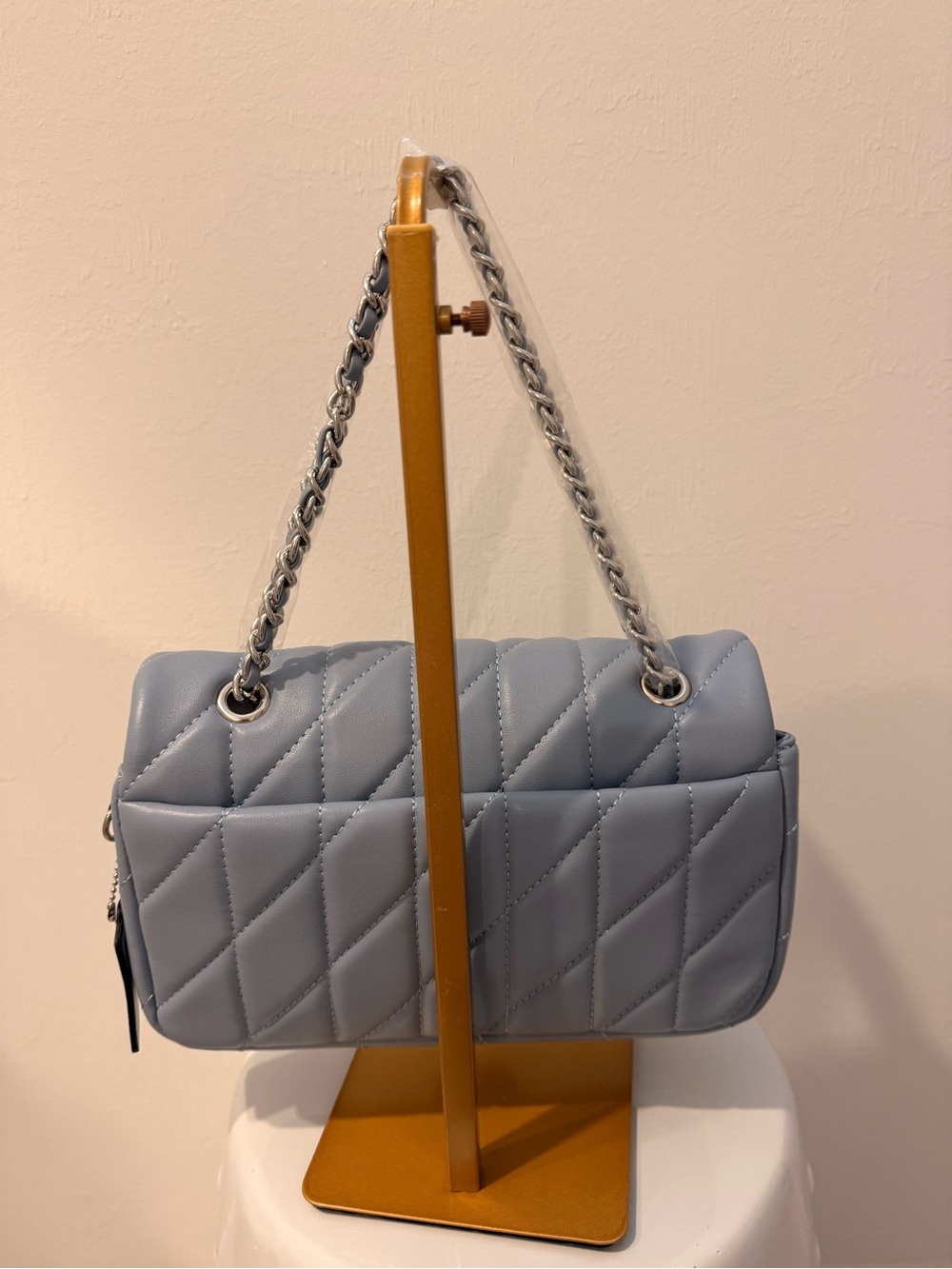 Coach Tabby Quilted Shoulder Bag in Light Blue - Picture 2 of 5